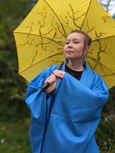 Кимоно с Сарасвати